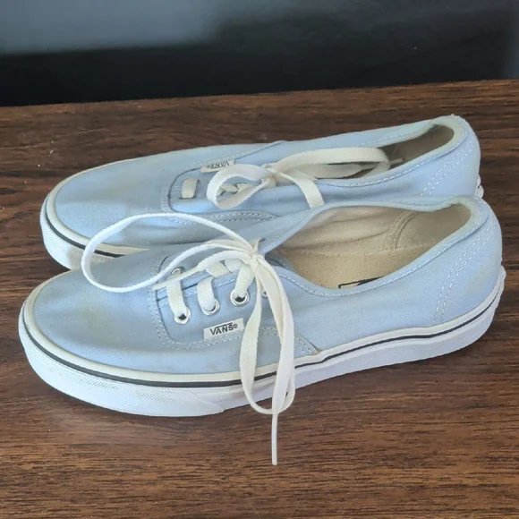 Vans Women's Sky Blue Canvas Sneakers - Picture 4 of 6